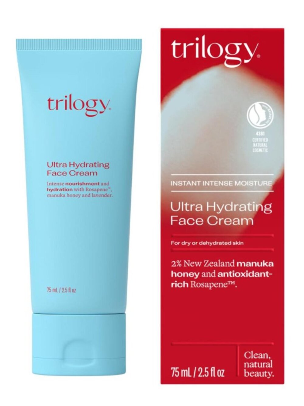 Trilogy Ultra Hydrating Face Cream 2.5oz